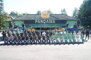 Latihan Pratugas Siap Jaga Perbatasan, Pangdivif 2 Kostrad Buka Latihan Pratugas Yonif MR 411 Kostrad