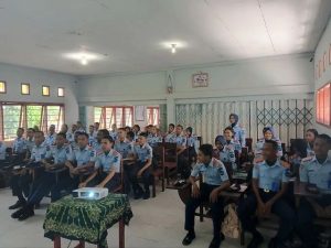 Tanamkan Cinta NKRI, Brigif R 20 Kostrad Berikan Wawasan Kebangsaan Kepada Siswa Siswi Taruna Timika