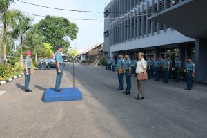 Tingkatkan Rasa Nasionalisme dan Disiplin, Pangkalan TNI Angkatan Laut Palembang Laksanakan Upacara Bendera Tujuh Belasan