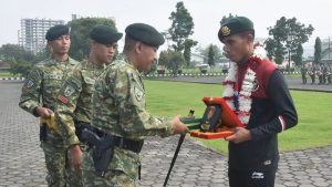 Apresiasi Kepada Prajurit Harumkan Nama Bangsa, Keluarga Besar Yonzipur Sambut Prajurit Terbaiknya