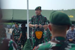 Pelepasan Satgas Pamtas RI-Malaysia, Pankostrad Letjen TNI Maruli Simanjuntak, M.Sc., Berikan Pengarahan Kepada Prajurit
