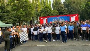 Sehat Bersama Se-Malang Raya, Meriahkan Lapangan Rampai TNI – POLRI Solid