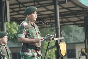 Pangdivif 1 Kostrad Mayjen TNI Bobby Rinal Makmun, S.I.P Pimpin Upacara Peringatan Hari Kebangkitan Nasional Tahun 2023