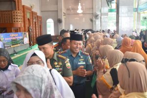 Danlanal Bintan Hadiri Pelepasan Jama’ah Calon Haji Kota Bintan Tahun 2023