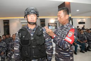Tingkatkan Profesionalisme, Prajurit Lanal Palembang Laksanakan Latihan VBSS