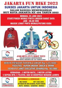 Jakarta Funbike 2023 Turut Meriahkan HUT Jakarta Ke-496