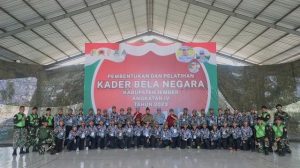 Upacara Penutupan Pembentukan dan Pelatihan Kader Bela Negara Angkatan IV Tahun 2023 di Mayonif Raider 509 Kostrad