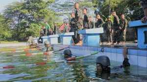 Lomba Binsat Antar Kompi Balawara Warrior Yonif Raider 509 Kostrad