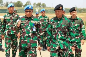 Komandan PMPP TNI Laksamana Muda TNI Retiono Kunto Haridiningtias Kunjungi Satgas TNI Kontingen Garuda UNIFIL di Lebanon