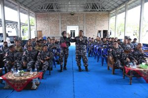 Jam Komandan Lanal TBA Sebagai Wujud Silahturahmi dan Kepedulian Kepada Prajurit