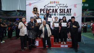 Kontingen Garuda AD Juara Umum Pencak Silat Terbuka Piala Kasad 1