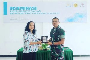 Faham dan Mengerti Hukum, Prajurit Brigif R 20 Kostrad Terima Pembekalan Hukum Humaniter dan Ham