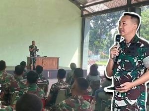 Jaga Nama Baik Satuan dan Keluarga, Unsur Tinggal dan Keĺuarga Prajurit Brajamusti Terima Santi Aji Danmen Armed 1 Kostrad
