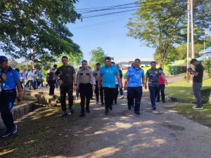 Jalin Sinergitas, Danlanal Bintan Laksanakan Olahraga Bersama Forkopimda