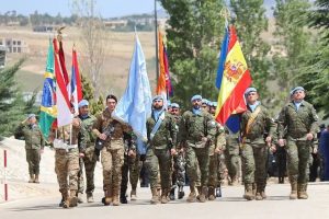 Wakil Komandan Indobatt Batalyon Mekanis TNI KONGA XXIII-Q/UNIFIL Hadiri Transfer Of Authority Of Spanish Contingent