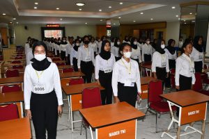 CALON TARUNA AAL PANDA LANTAMAL III JAKARTA IKUTI SELEKSI TES PSIKOLOGI