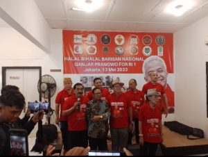 BARNAS GP ADAKAN DEKLARASI DAN HALAL BIHALAL DUKUNG CAPRES 2024 GANJAR PRANOWO