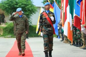 Komandan Satuan Tugas TNI Kontingen Garuda UNIFIL menghadiri Upacara INTERNATIONAL DAY UN PEACEKEPEERS Ke-75