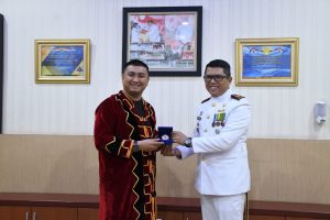 Danlanal TBA Hadiri Peringatan Hari Lahir Pancasila di Kabupaten Labura