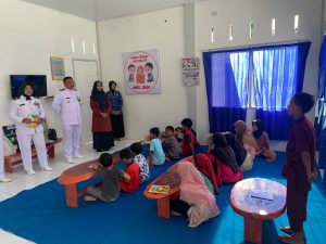 Peringati Hari Lahir Pancasila, Lanal Simeulue Berikan Edukasi Informal Dalam Rangka Mendukung Program Kabupaten Layak Anak Simeulue