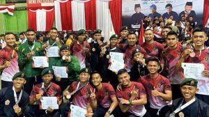 Buktikan Kemampuan Bela Diri Silat, Pesilat Yonzipur 10 Kostrad Torehkan Prestasi di Piala Kasad