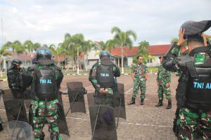 Prajurit Lanal Bengkulu Latihan Gladi Tugas Tempur Jelang Uji Terampil Pertahanan Pangkalan