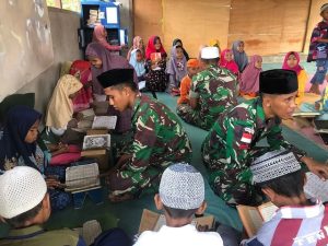 Pendekatan Agamis di Maluku, Prajurit Yonarmed 1 Kostrad Ajarkan Mengaji Anak-anak