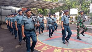 Tingkatkan Keterampilan, Kemampuan Fisik dan Naluri Tempur serta Kerjasama Tim, Prajurit Lanal Bandung Laksanakan Latihan PBB