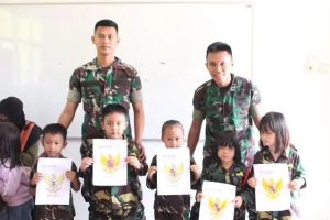 Tanamkan Jiwa Nasionalisme Sejak Dini, Lomba Hafal Pancasila dan Lomba Mewarnai di Brigif M 14 Kostrad