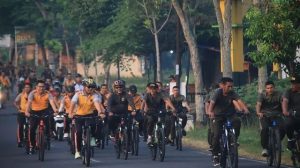 Bukti TNI-POLRI Solid, Olahraga Bersama TNI Jajaran Wilayah Purworejo dan Polres