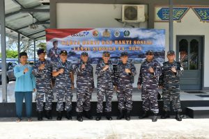 Satuan Komando Wilayah Lanal Sibolga Laksanakan Karya Bakti TNI Angkatan Laut Tahun 2023