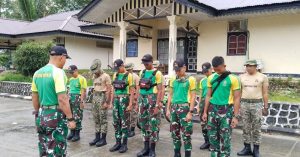 Bersih Bersih Bersama Pasukan Tetangga, Prajurit Kostrad Karya Bakti Perbatasan RI-Malaysia