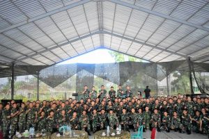 Hadapi Tantangan Tugas, Kepemimpinan Profesional dan Modern Apel Dansat Jajaran Brigif R 9 Kostrad