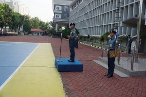LANTAMAL III JAKARTA LAKSANAKAN APEL GABUNGAN DAN UPACARA BENDERA