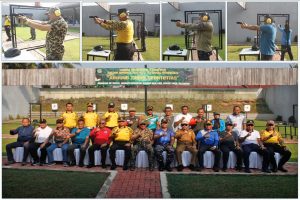 Meriahkan HUT Ke-37 Lanal Bengkulu, Digelar Lomba Menembak Pistol Executive Untuk Meningkatkan Sinergitas TNI-Polri dan Forkopimda