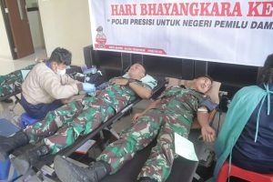 Darah Prajurit Untuk Kemanusiaan, Yonif MR 413 Kostrad Donor Darah