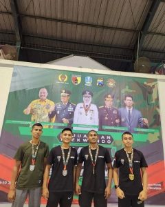 Raih Perak di Arena Taekwondo, Prajurit Yonzipur 10 Kostrad di Kejuaraan Taekwondo Piala Pangdam V