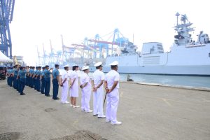 LANTAMAL III JAKARTA LEPAS KEBERANGKATAN KAPAL PERANG INDIA INS SHIVALIK