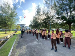 Pangkalan TNI AL Simeulue Bina Pramuka Saka Bahari