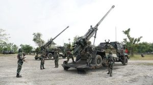 Bantu Satuan Manuver Berikan Bantuan Tembakan, Lattis Tk.Seksi Yonarmed 12 Kostrad