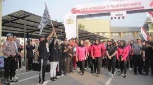 Meriah dan Penuh Keakraban, Olahraga Bersama TNI, POLRI, Pemda dan Masyarakat Sukoharjo