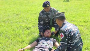 Prajurit Lanal Bengkulu Sigap Berlarian Kala Informasi Gempa Bumi Diumumkan