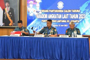 DANLANTAMAL III JAKARTA PIMPIN SIDANG PANTUKHIR DAERAH CATAR AAL