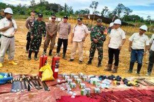 Siaga Karhutla, Satgas Pamtas Brajamusti Apel Kesiapsiagaan