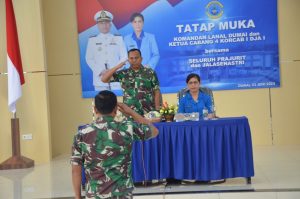 Apel Khusus dan Tatap Muka Diakhir Jabatan, Danlanal Dumai : Tidak Ada Komandan Yang Hebat Tanpa Dukungan Prajurit