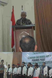 Febry Calvin Teteleta Hadiri Pelantikan Mahasiswa Saka Mese Nusa Student Assosiation dan Berikut Pesan Penting yang Disampaikan nya,