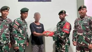 Keberhasilan Satgas Pamtas RI – Malaysia Yonarmed 10 Kostrad Rangkul Warga