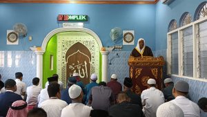 Pangkalan TNI Angkatan Laut Palembang Laksanakan Sholat Idul Adha Serta Berqurban