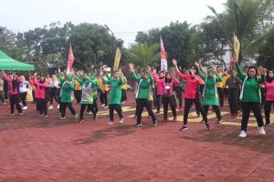 Jalin Sinergitas TNI-Polri, Brigif Mekanis 14/MY Olahraga Bersama di Polres Lebak