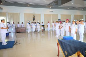 Jabatan Komandan Pangkalan TNI AL Dumai Diserahkan Kepada Kolonel Laut (P) Kariady Bangun